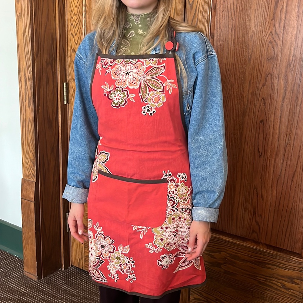 Vintage Print Apron